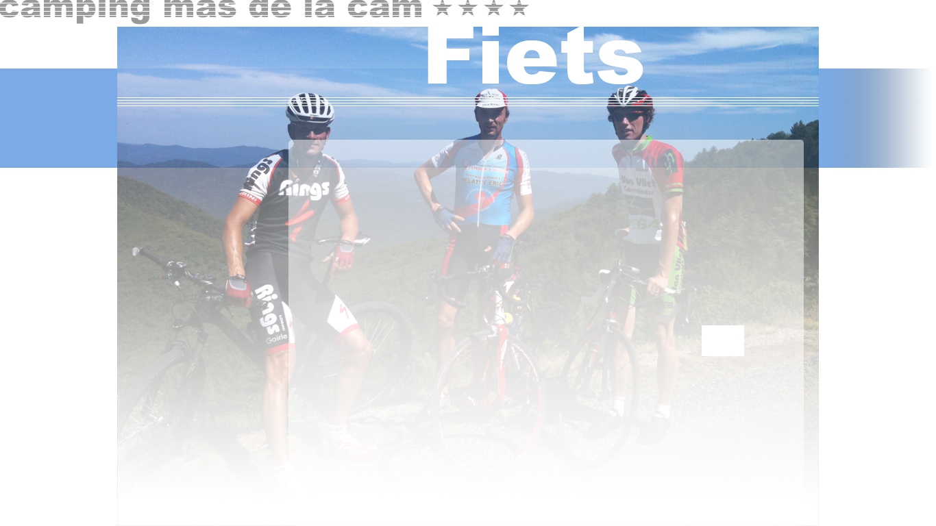 fiets in de cevennes bij anduze